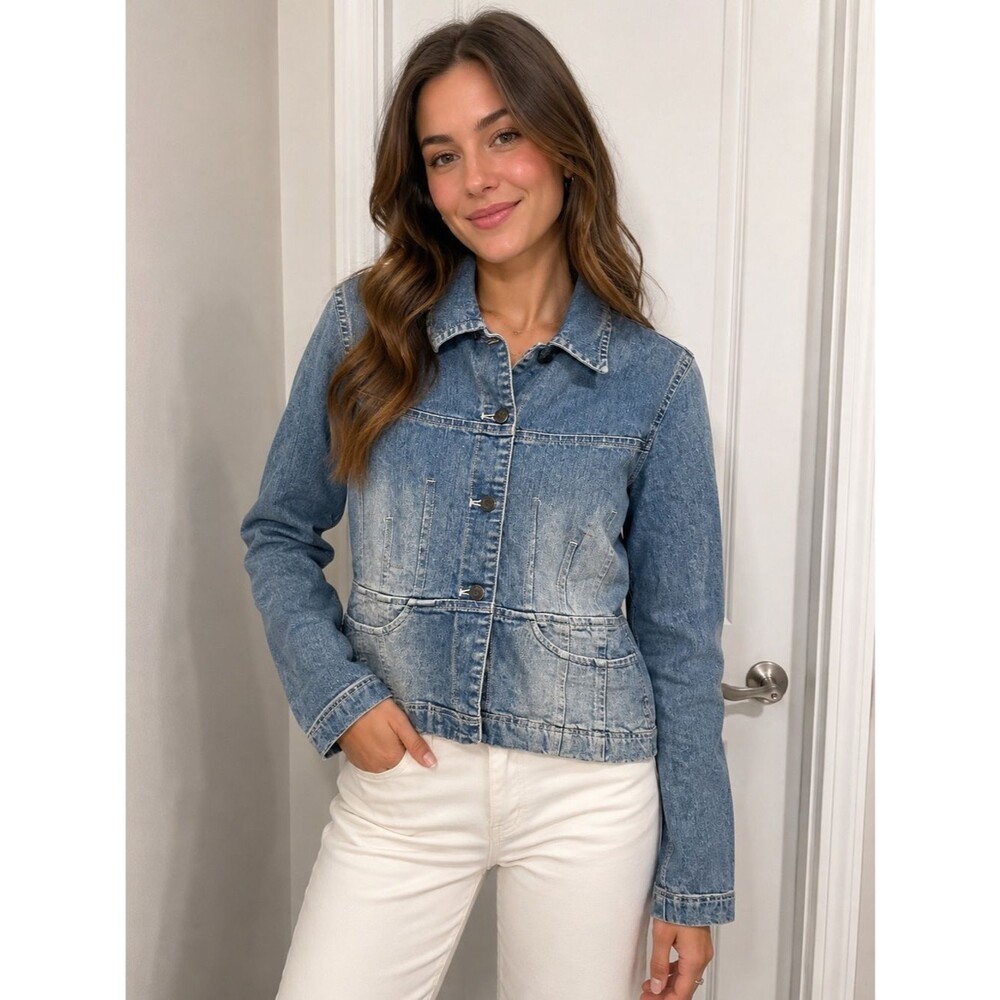 LOFT Light Blue Denim Jean Jacket